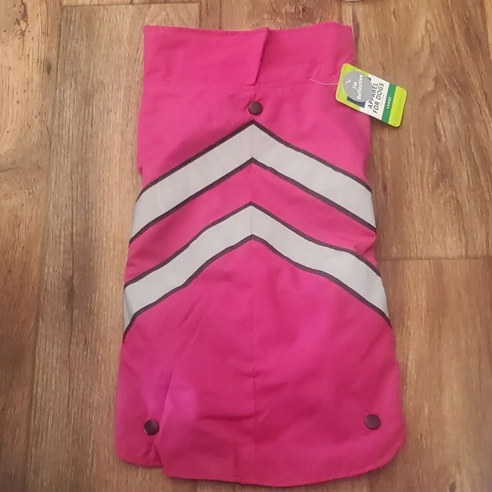 Top Paw Reflective Dog Coat - Pink - Size Large - NWT 🐾